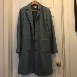 J.Crew Light Blue Winter Coat Size M